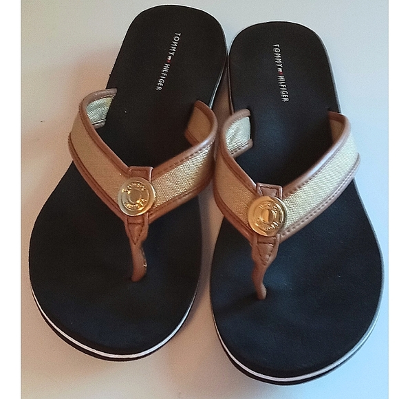 Tommy Hilfiger Flip Flops Size 10 - Picture 2 of 7